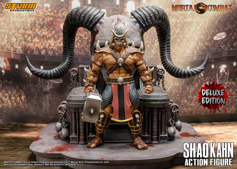 Mortal Kombat Shao Kahn - Deluxe - 1/12 Scale (preorder ETA Q3) - Collectables > Action Figures > toys -  Storm Collectibles