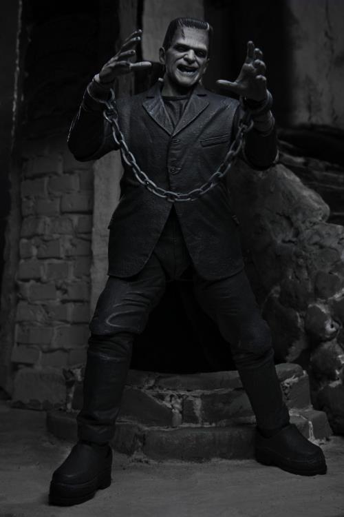 Universal Monsters Ultimate Frankenstein's Monster (Black & White) Figure - Action & Toy Figures -  neca