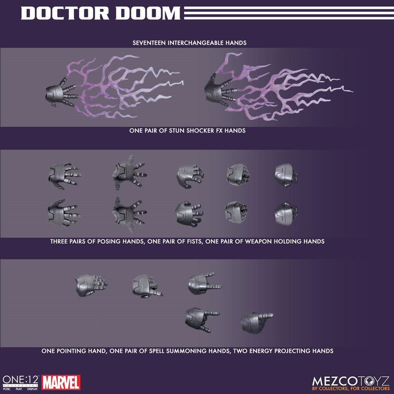 Doctor Doom One:12 Collective Action Figure (Preorder Q2 2023) - Action & Toy Figures -  MEZCO TOYS
