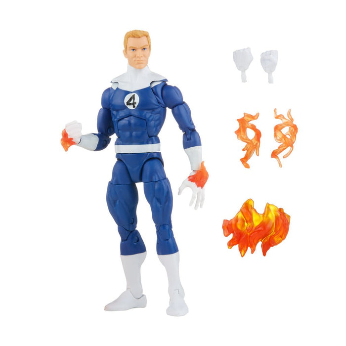 Marvel Legends Fantastic Four Retro Collection Human Torch Exclusive - Action & Toy Figures -  Hasbro