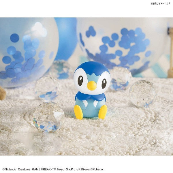 POKEMON PLASTIC MODEL COLLECTION QUICK!! NO.06 PIPLUP -  -  Bandai