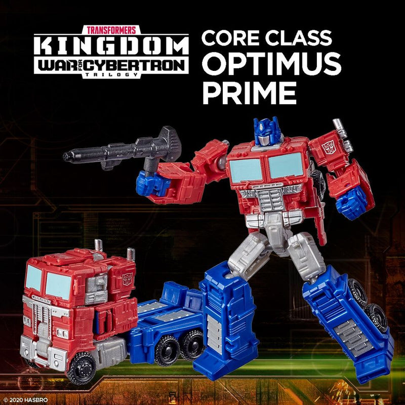 Transformers War for Cybertron Kingdom CORE OPTIMUS PRIME - Toy Snowman