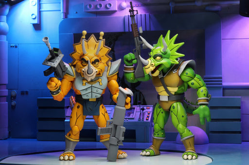 (pre-order) TMNT CARTOON (Cartoon) – 7” Scale Action Figure – Captain Zarax and Zork 2 Pack. - Toy Snowman