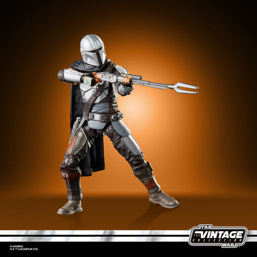 (pre-order) Star Wars The Vintage Collection The Mandalorian Toy, 3.75-Inch-Scale The Mandalorian Figure (Beskar) - Toy Snowman