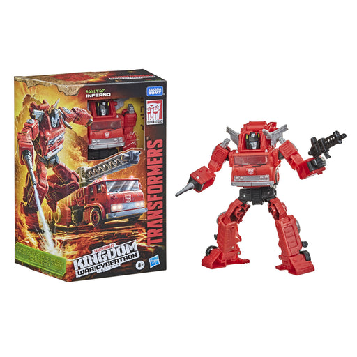 Transformers Toys Generations War for Cybertron: Kingdom Voyager WFC-K19 Inferno - Toy Snowman