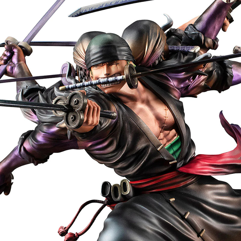 Roronoa Zoro Demon Aura Nine-Sword Style Asura - ONE PIECE "WA-MAXIMUM” - statue -  MEGAHOUSE CORPORATION