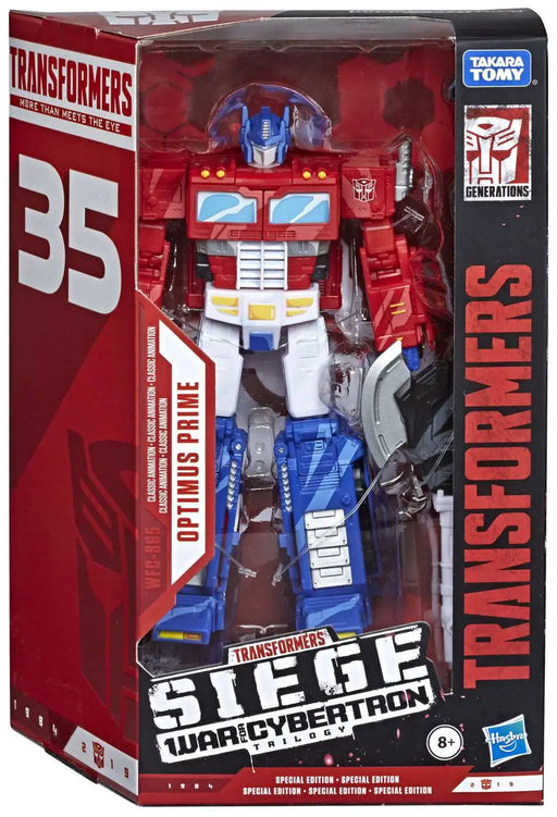 Transformers Generations Siege: War for Cybertron Trilogy Optimus Prime Exclusive Voyager Action Figure WFC-S65 - Classic Animation - Collectables > Action Figures > toys -  Hasbro