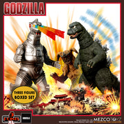 Godzilla vs Mechagodzilla (1974) Three Figure Boxed Set (preorder) - Collectables > Action Figures > toys -  MEZCO TOYS